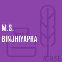 M.S. Binjhiyapra Middle School Logo