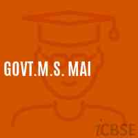 Govt.M.S. Mai Middle School Logo