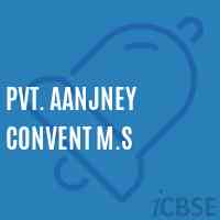 Pvt. Aanjney Convent M.S Middle School Logo