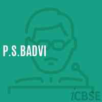 P.S.Badvi Primary School Logo