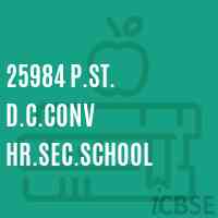 25984 P.St. D.C.Conv Hr.Sec.School Logo