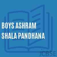 Boys Ashram Shala Pandhana Primary School Logo