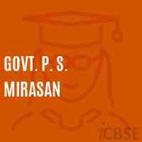 Govt. P. S. Mirasan Primary School Logo