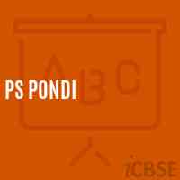 Ps Pondi Primary School Logo