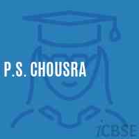 P.S. Chousra Primary School Logo