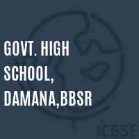 Govt. High School, Damana,Bbsr Logo