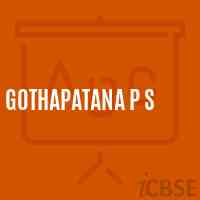 Gothapatana P S Primary School Logo