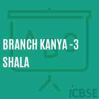 Branch Kanya -3 Shala Middle School Logo