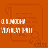 O.N.Modha Vidyalay (Pvt) Senior Secondary School Logo