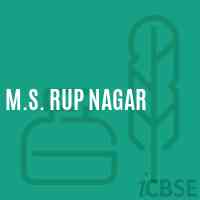 M.S. Rup Nagar Middle School Logo
