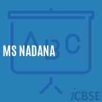 Ms Nadana Middle School Logo
