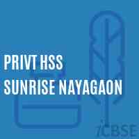 Privt Hss Sunrise Nayagaon Senior Secondary School Logo