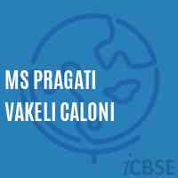 Ms Pragati Vakeli Caloni Middle School Logo