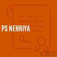 Ps Nehriya Primary School Logo
