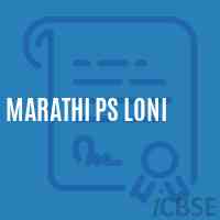 Marathi Ps Loni Primary School Logo