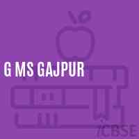 G Ms Gajpur Middle School Logo