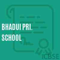 Bhadui Pri. School Logo