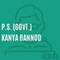 P.S. (Govt.) Kanya Rannod Primary School Logo