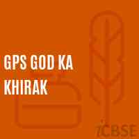 Gps God Ka Khirak Primary School Logo