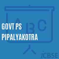 Govt Ps Pipalyakotra Primary School Logo