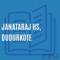 Janataraj Hs, Dudurkote School Logo