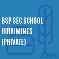Bsp Sec School Hirrimines (Private) Logo