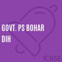 Govt. Ps Bohar Dih Primary School Logo