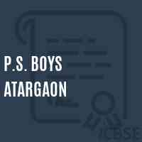 P.S. Boys Atargaon Primary School Logo