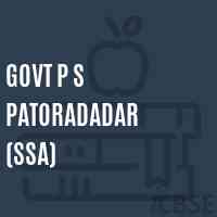 Govt P S Patoradadar (Ssa) Primary School Logo