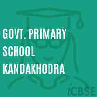 Govt. Primary School Kandakhodra Logo