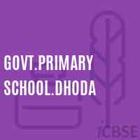 Govt.Primary School.Dhoda Logo