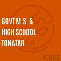 Govt M.S. & High School Tonatar Logo