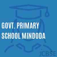 Govt. Primary School Mindoda Logo