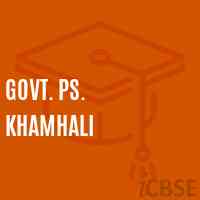 Govt. Ps. Khamhali Primary School Logo