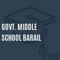 Govt. Middle School Barail Logo