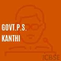 Govt.P.S. Kanthi Primary School Logo