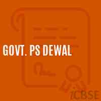 Govt. Ps Dewal Primary School Logo