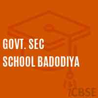Govt. Sec School Badodiya Logo