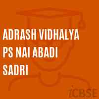 Adrash Vidhalya Ps Nai Abadi Sadri Primary School Logo