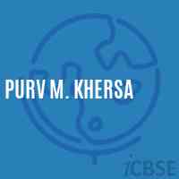 Purv M. Khersa Middle School Logo