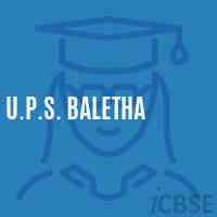 U.P.S. Baletha Middle School Logo