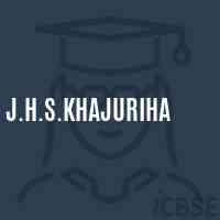 J.H.S.Khajuriha Middle School Logo