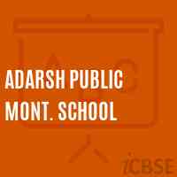 Adarsh Public Mont. School Logo