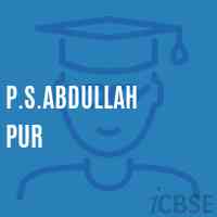 P.S.Abdullah Pur Primary School Logo