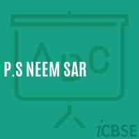 P.S Neem Sar Primary School Logo