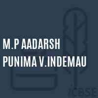 M.P Aadarsh Punima V.Indemau Middle School Logo
