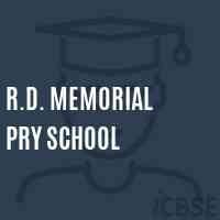 R.D. Memorial Pry School Logo