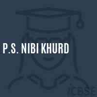 P.S. Nibi Khurd Primary School Logo