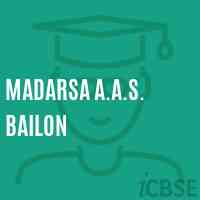 Madarsa A.A.S. Bailon Middle School Logo