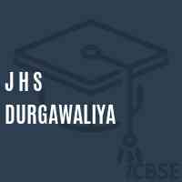 J H S Durgawaliya Middle School Logo